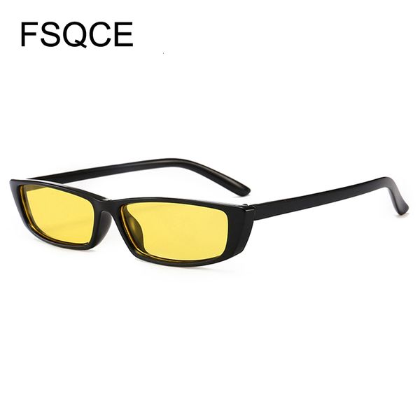 

luxury designer sunglasses vintage rectangle women brand designer small frame sun glasses retro black eyewear narrow sunglass weird uv400, White;black