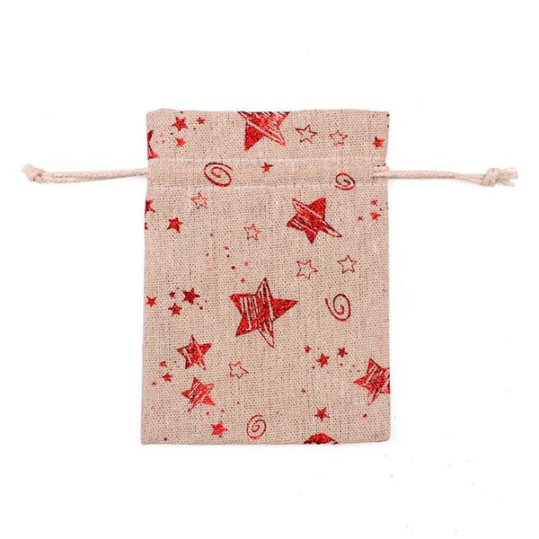 

gift wrap 24pcs christmas drawstring bag stickers clips hanging rope set candy jewelry cookie packaging wedding present