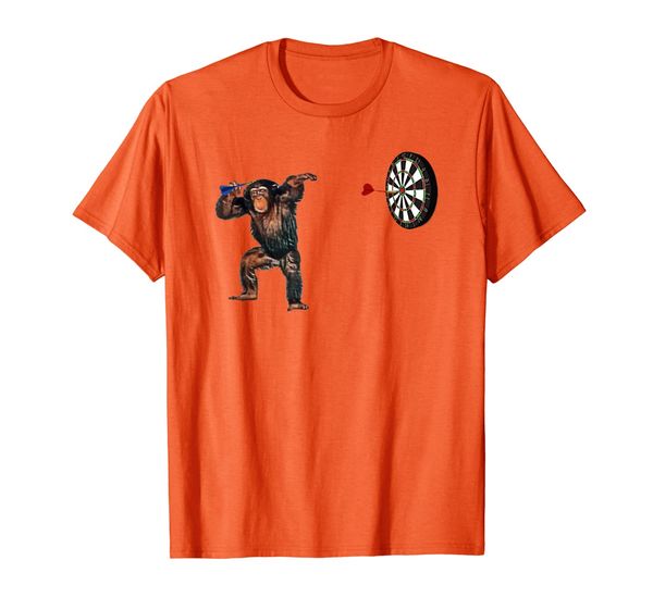 

Chimpanzee or Monkey Playing Darts T-Shirt, Mainly pictures