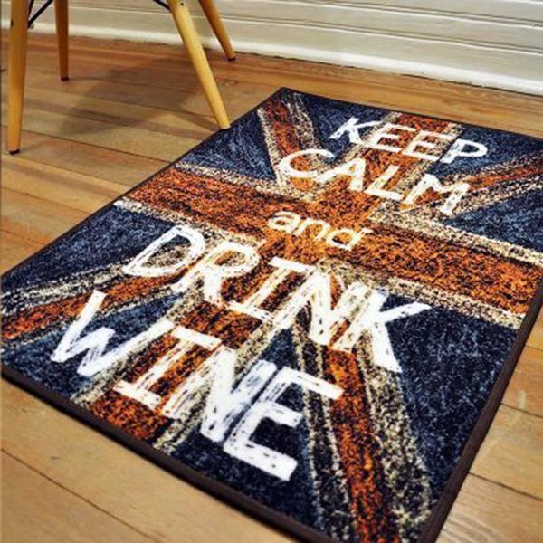 

sand painting british flag trend carpet anti-slip mat y ok carpets