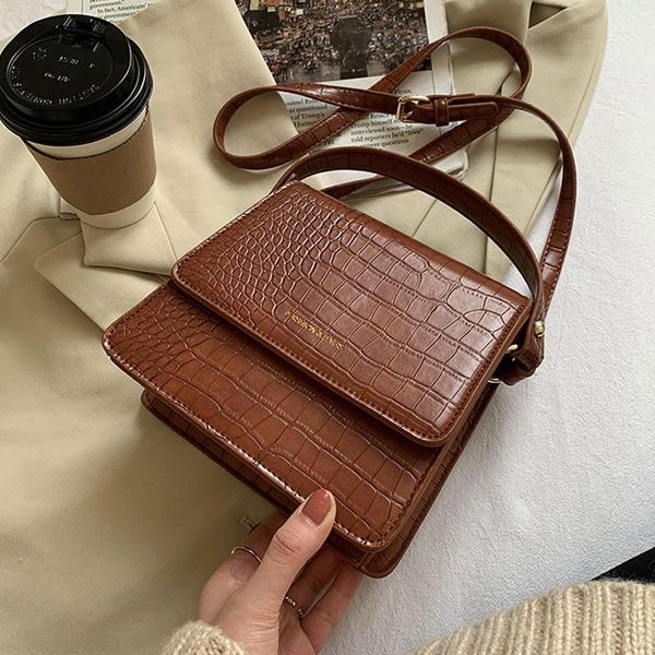 

evening bags ladies fashion crossbody for women bag 2021 high capacity shoulder handbag female pu leather messenger