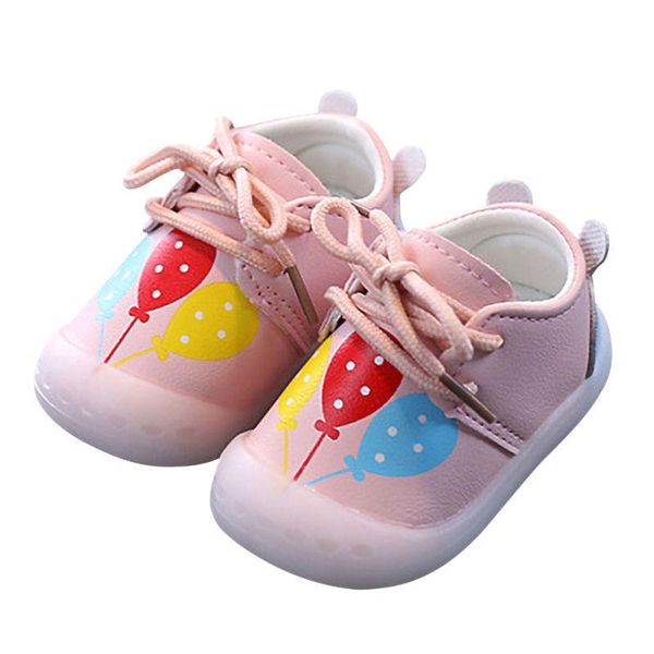 

first walkers lovely toddler shoes solid color with cartoon animal pattern baby girls soft sole flat sneakers child boys walk