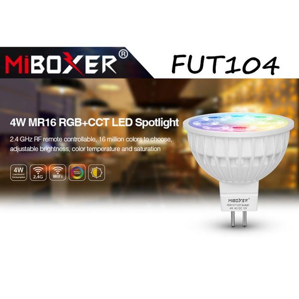 

bulbs miboxer fut104 4w mr16 rgb+cct led spotlight bulb lamp for bedroom restaurant sitting room cook lighting
