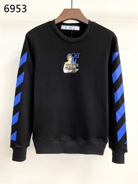 

m-3xl cotton designers hoodies tees women's and men's sweat t-shirts embroidery v9 versac pants in bags polos clothing, Black