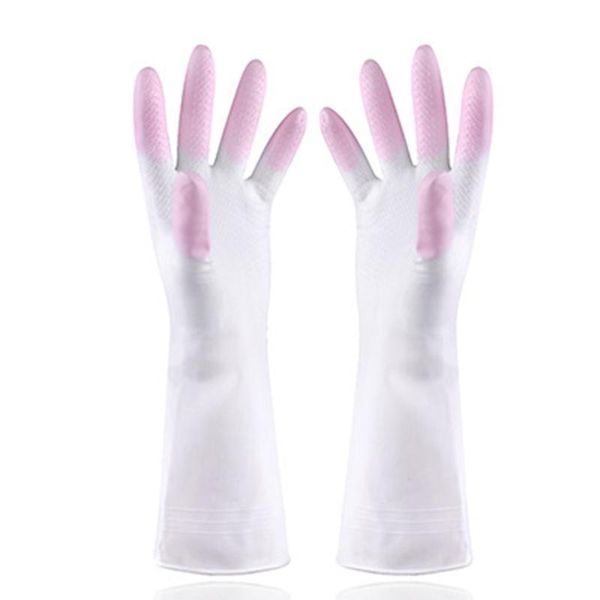 

cleaning gloves brushed kitchen cleaner waterproof household clean tool disposable