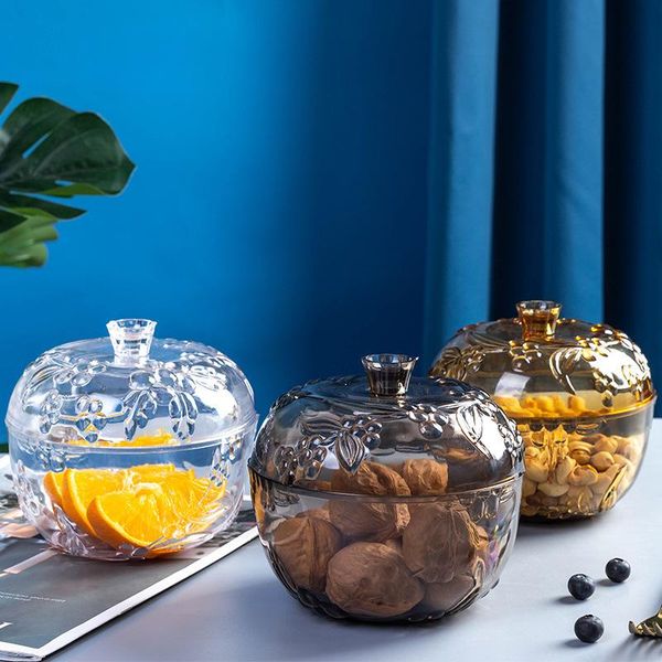 

storage bottles & jars living room small candy food sealed plastic dry goods box with lids deskdecor