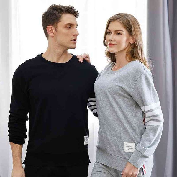 

1902 tb sweater male couple jacket tom round neck pullover1, Black