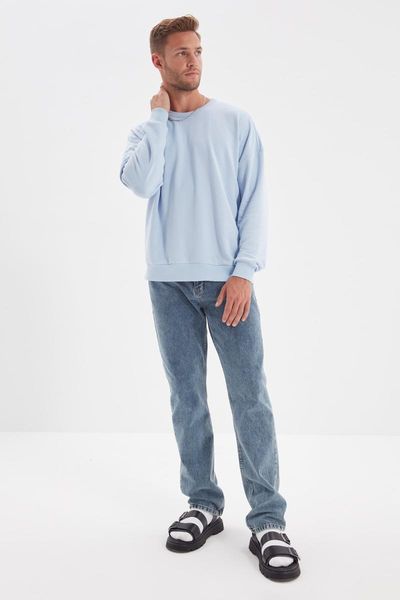 

men's jeans trendyol men 's regular fit tmnaw22je0059, Blue