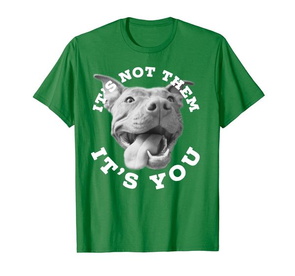 

dog lover gifts pitbull lover gifts it's not them advocate, White;black