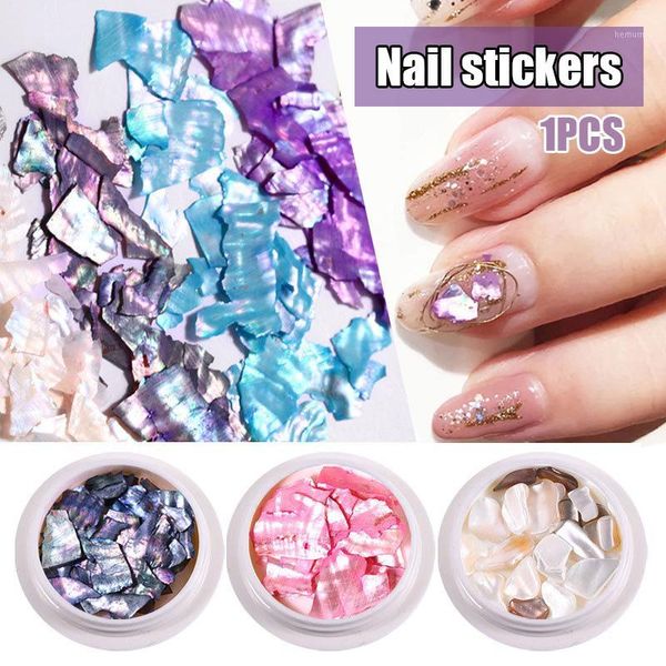 

nail sequins shell fragments colored glitter stickers handmade paillettes art tips accessories wh9981, Silver;gold