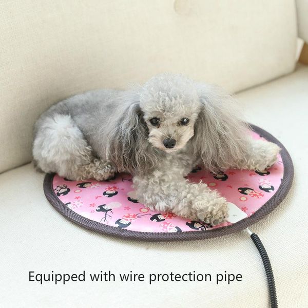 

cat beds & furniture anti-biting pet heating pad dog kitten mat upgrade waterproof technology edge reinforcement 220v pets acessorios
