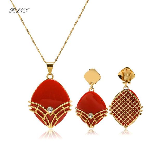 

earrings & necklace good african female costume jewelry set for women gold catholic religious christmas gift, Silver