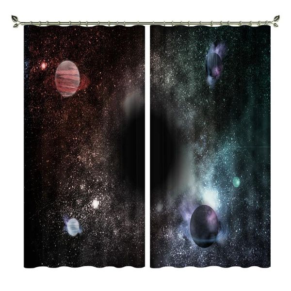 

curtain & drapes babson whirlstar 3d digital printing shading personality diy universe creative star