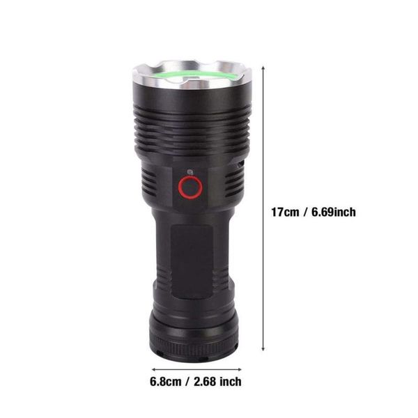 

aluminum mountaineering riding light flashing waterproof usb charging p50 bike lights 35a7