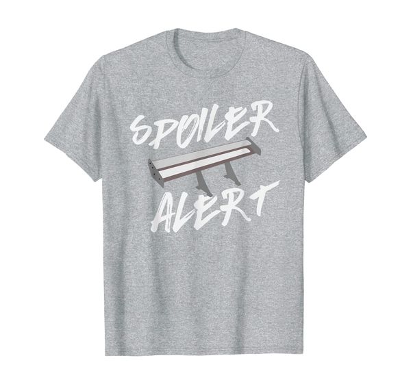 

spoiler alert motorsport racing racer driver vehicle gift t-shirt, White;black