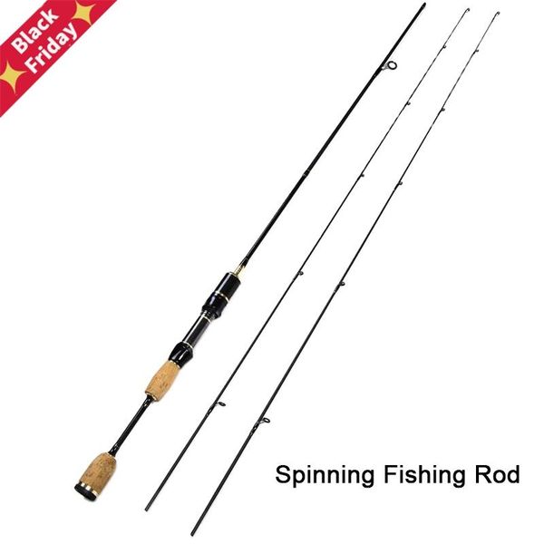 

boat fishing rods ubait rod 2 tips ul/l spinning 1.8m 0.8-5g lure weight 2-5lb line