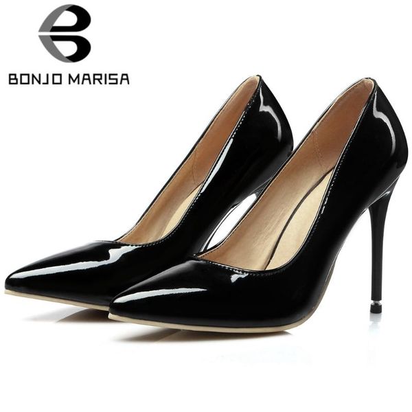 

girls high heels pumps pointed toe dress office party women spring trendy shoes woman, Black