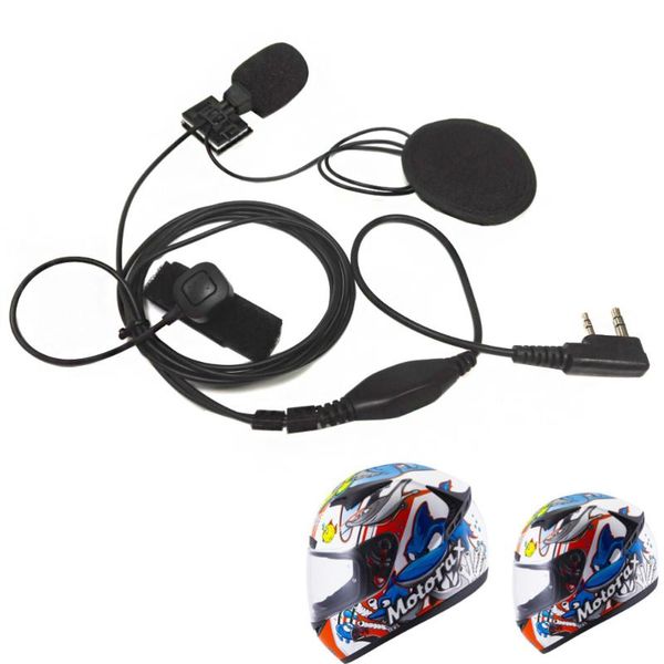 

walkie talkie racing motorcycle full helmet headset earpiece earphone for retevis tyt baofeng 888s puxing radio c00