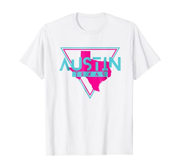 

austin texas t shirt triangle tx souvenirs, White;black
