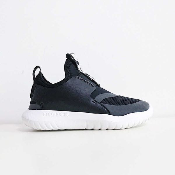 

kids slip on running shoes infant flex runner boys girls childen mesh slippers athletic sneakers toddlers new born baby trainers, Black