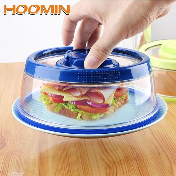 

kitchen storage & organization hoomin reusable wrap seal lid cover vacuum sealer instant fresh tool