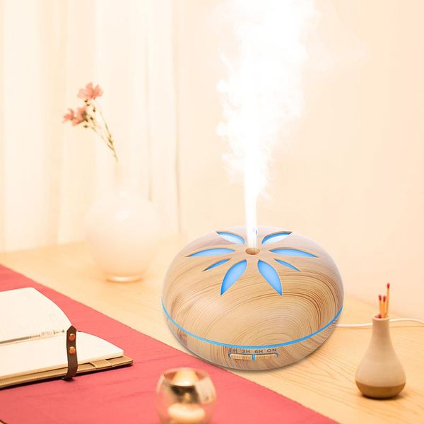 

essential oil diffuser usb air humidifier aromatherapy aroma 550ml electric remote control led colorful night light humidifiers