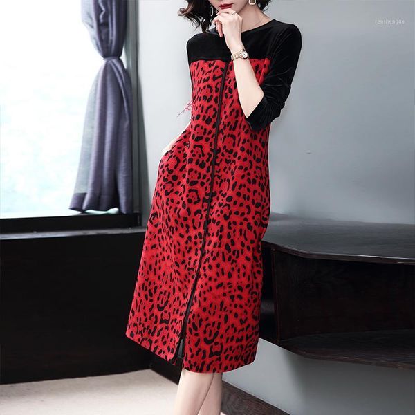 

casual dresses dress women spring autumn print clothes 2021 party vintage elegant vestidos robe femme hcl186097 yy2467, Black;gray