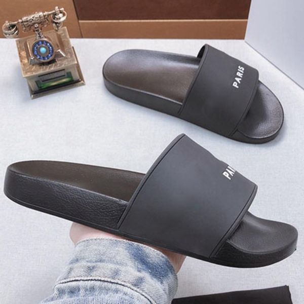 

luxurys classics sandal slipper slide sandal floral brocade women/men shoes gear bottoms flip flops women striped beach causal slipper sanda, Black