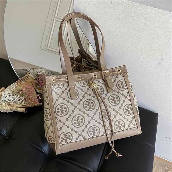 

29cm medium new womens printed shopping bag canvas tote bag with one shoulder diagonal purse
