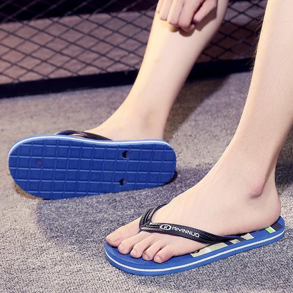 

slippers summer 2021 mens flip flops men beach home slipper flop indoor infradito uomo japonki chanclas de hombre playa, Black