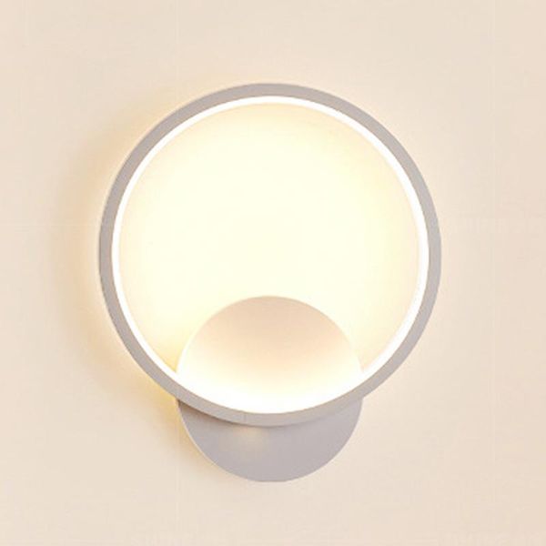 

wall lamps nordic modern led lamp bedroom personality creative round porch light