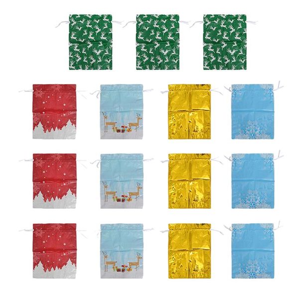 

gift wrap 15pcs christmas candy holders bags containers for party