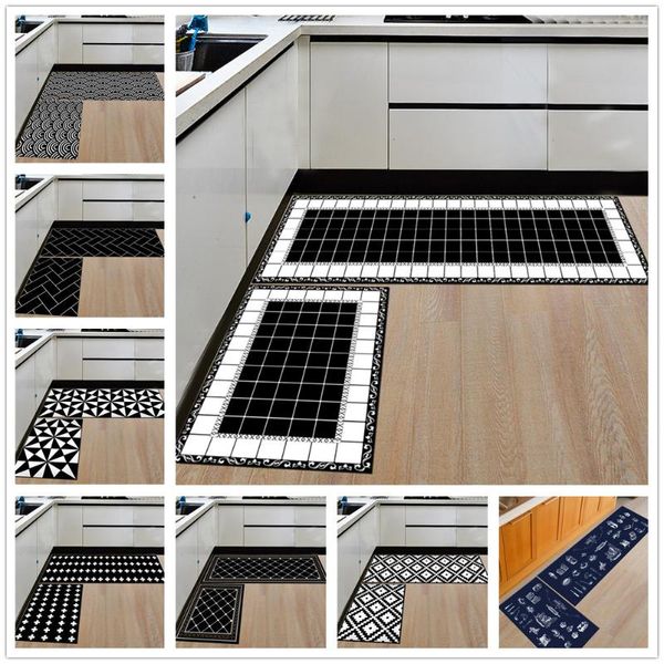 

carpets modern geometric kitchen mat anti-slip bathroom carpet home entrance/hallway door wardrobe/balcony area rug creative