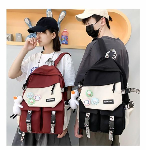 

backpack fashion backpacks for summer couples.large capacity. color matching..waterproof. trendy