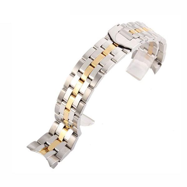 

watch bands stainless steel bracelet junjue series men's mechanical adapted to accessories 20/21mm, Black;brown