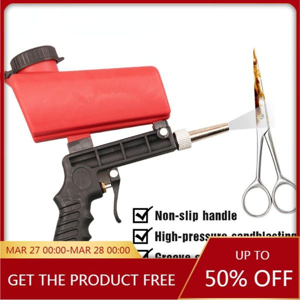 

professional spray guns 90psi portable sandblasting gun pneumatic sandblaster small sand blasting machine gravity adjustable tool