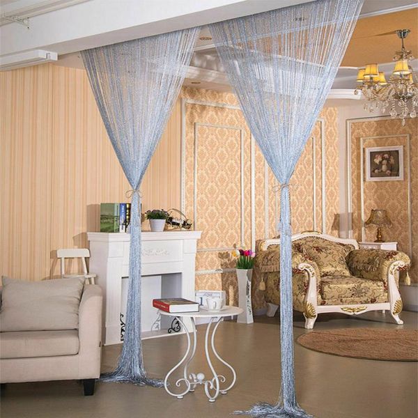 

curtain & drapes beaded string door beads thread curtains window wall panel room divider doorway home living wedding decor