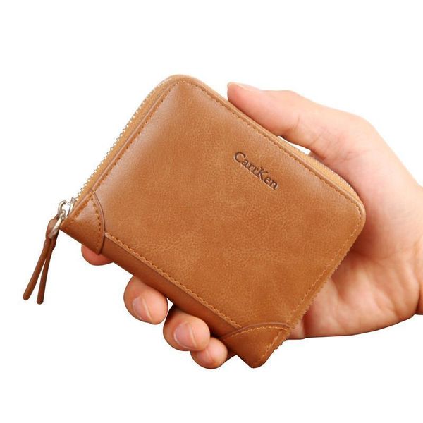 

brand women wallet vintage small short clutch card purse fashion sweetheart for female zipper with coin pocket, Red;black