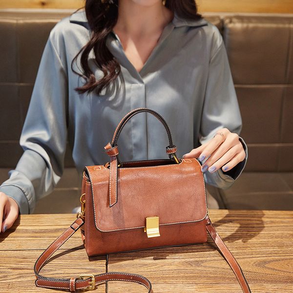 

and summer 2021 spring multi-layer versatile one shoulder diagonal fashion handbag women's bag