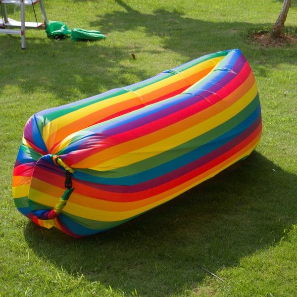 

outdoor pads inflatable portable sleeping bag camping bed folding lounger sofa camp beach air mattress picnic chair indoor couch