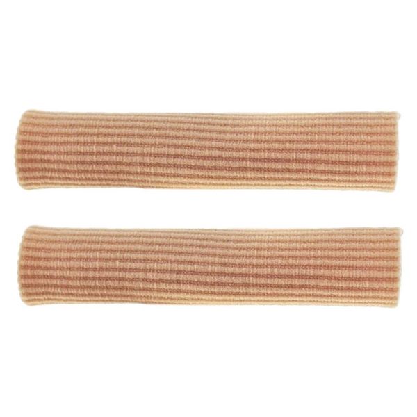 

nail gel 2pcs toe and finger tube outdoor sports protector cuttable sleeve, Red;pink