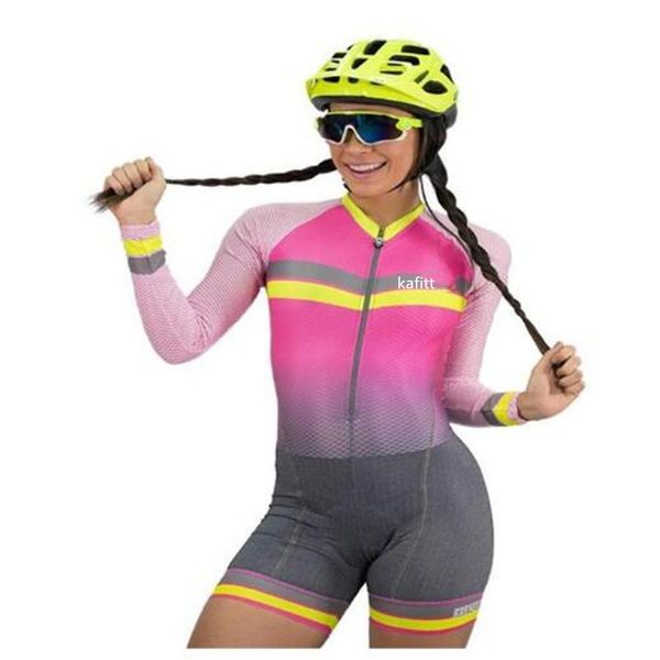 

racing sets 2021-kaficycling clothes woman triathlon long-sleeved 9dgel suit summer bicycle cycling cycle little monkey, Black;blue