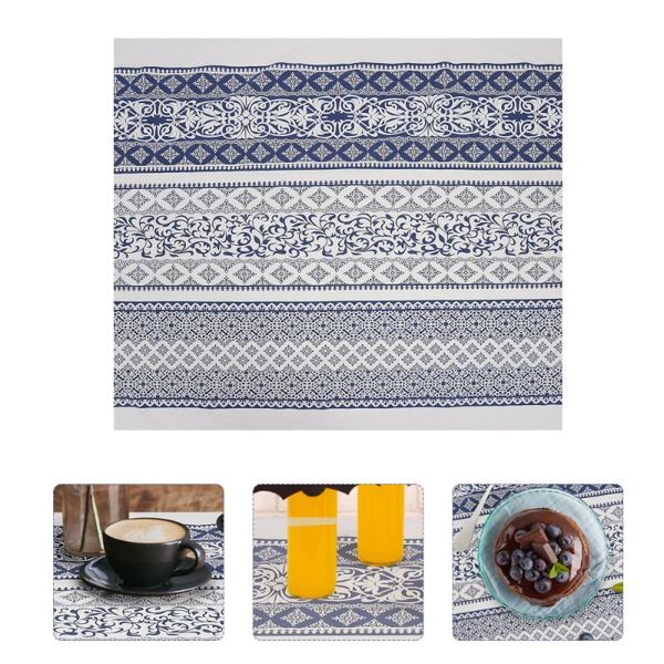 

table cloth rustic tablecloth kitchen indoor outdoor decorative