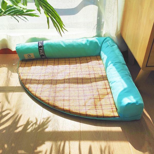 

cat beds & furniture pet coolling mat summer breathable dog sleeping bed cushion puppy cats kitten sofa floor soft cool blanket