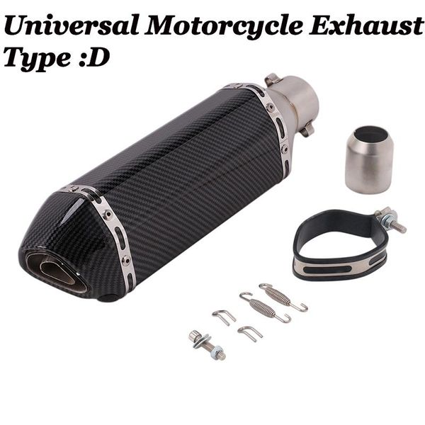 

51mm left and right motorcycle exhaust muffler escape moto systems db killer for z1000 mt09 msx125 mt07 system
