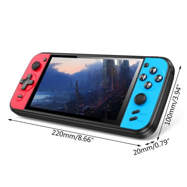 

portable game players x16 handheld console 16gb video with display h05a