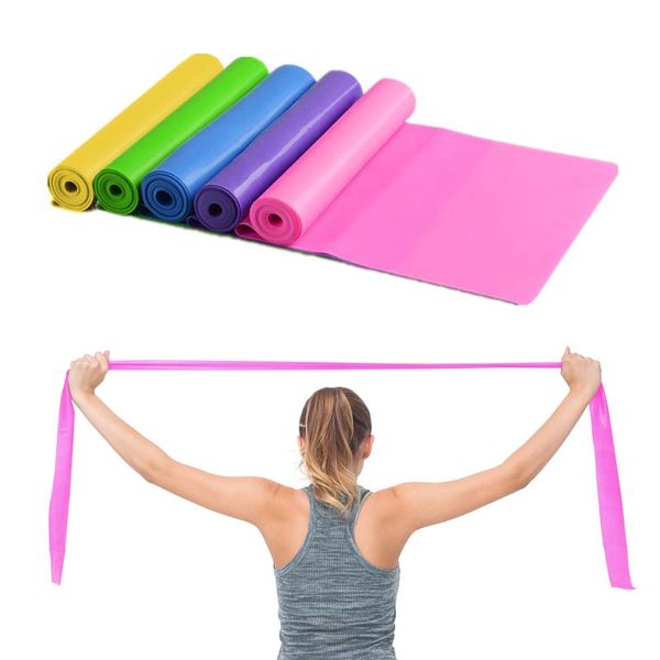 

5.9 inch yoga resistance band exercise workout stretch bands for physical therapy fitness pilates