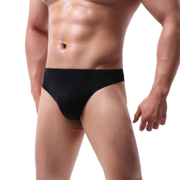 

kancoold pure color panties men's underwear spandex men briefs, Black;white