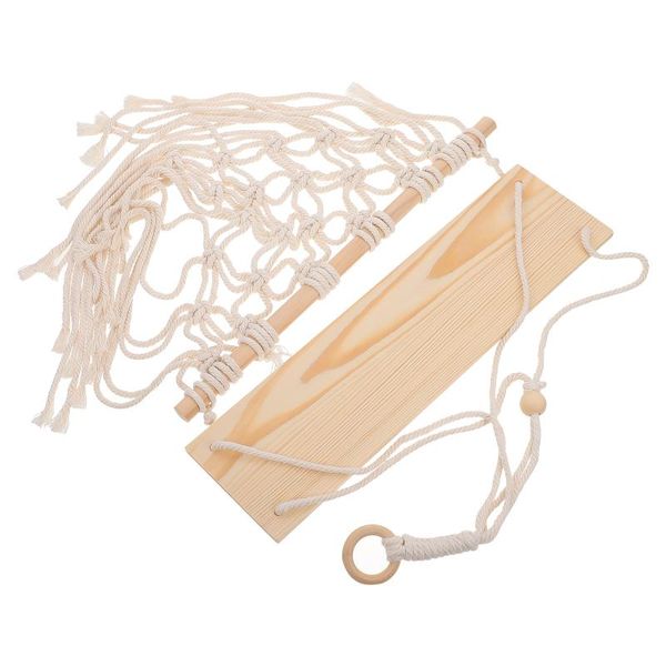 

hooks & rails 1pc bohemian style woven hanging rack creative tapestry tassels holder