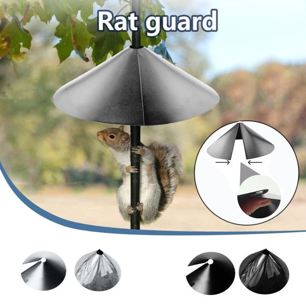 

garden decorations anti-squirrel baffle loose mouse-type protective device for bird feeders hummingbird outdoors hanging window